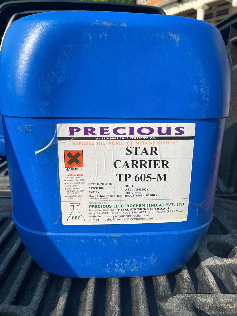 TP 605 M - PHỤ GIA MẠ KẼM AXIT